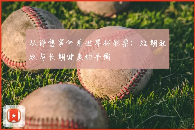 从停售事件看世界杯彩票:短期狂欢与长期健康的平衡